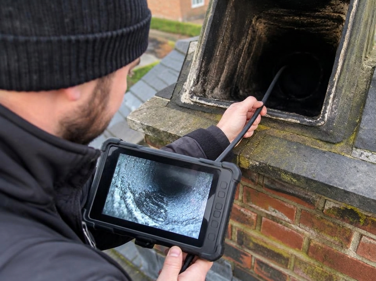 Chimney camera inspection in Los Angeles, CA